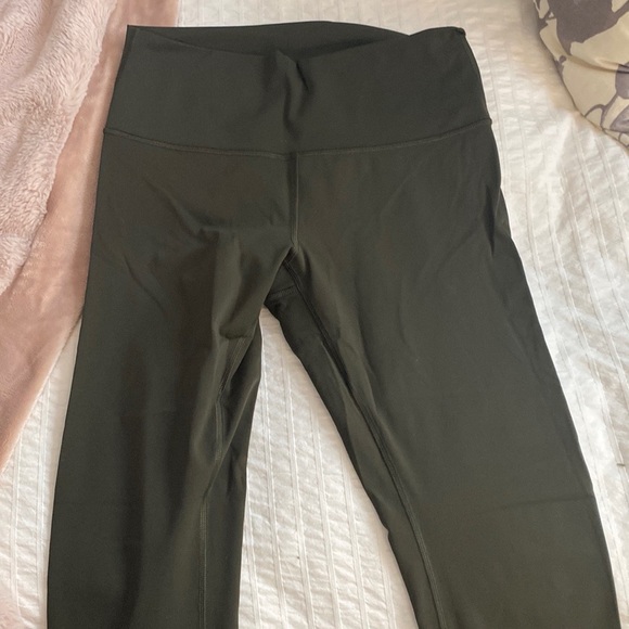 Olive Coloured Wunder Unders. 7/8 length. - Picture 2 of 4